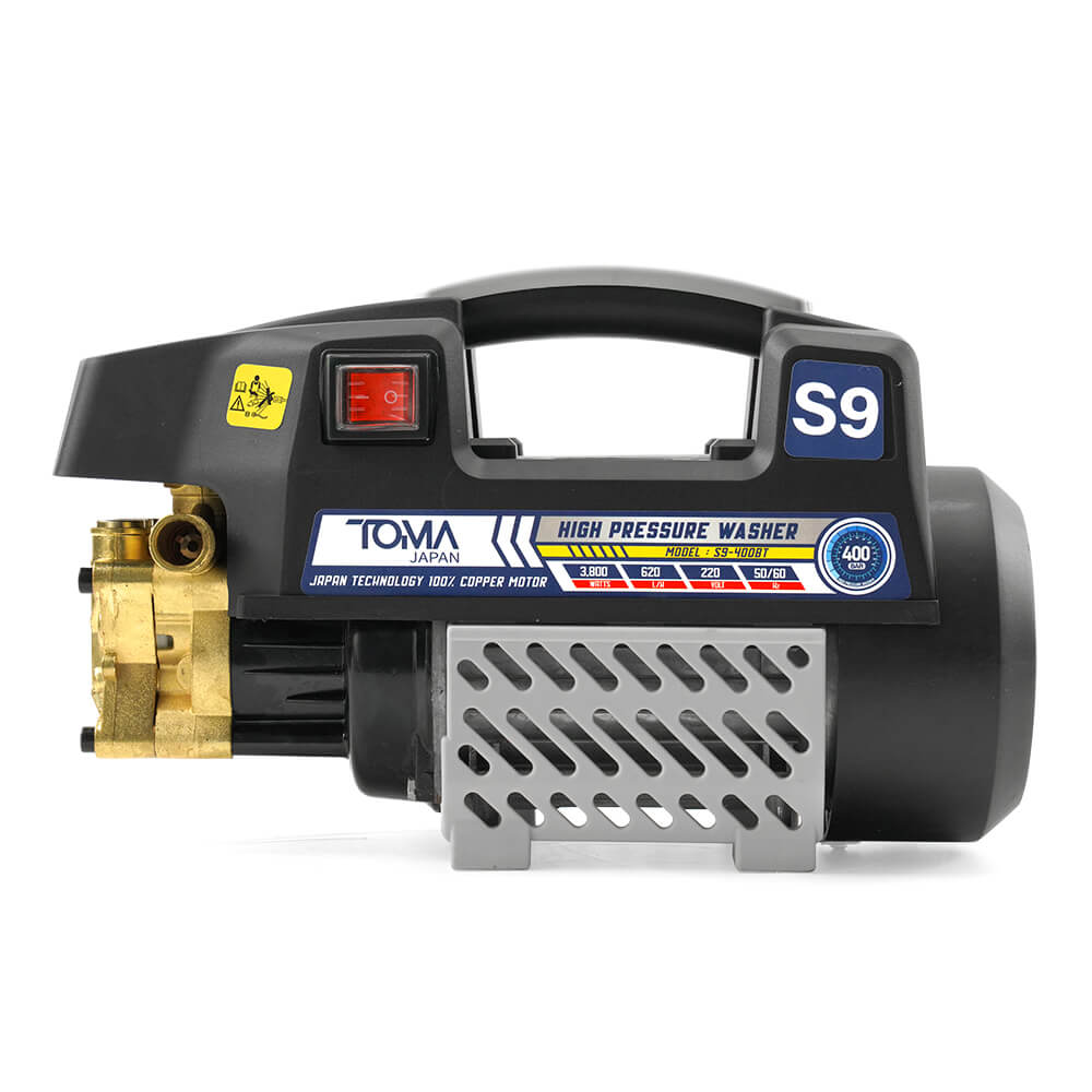 เครื่องฉีดน้ำแรงดันสูง TOMA JAPAN รุ่น S9-400BT 400 บาร์ 3800 วัตต์